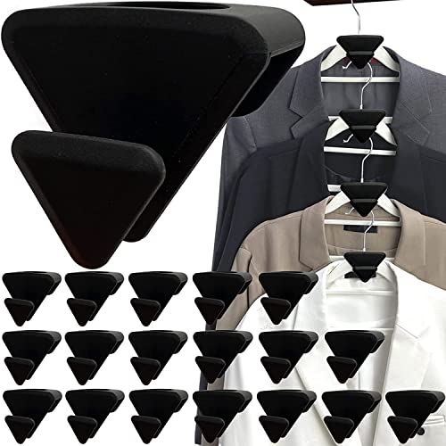 AZUIQiMeng 18Pcs Space Saving Hanger Hooks,Clothes Hanger Connector Hooks,AS SEEN ON TV,Create Up to 5X Closet Space.