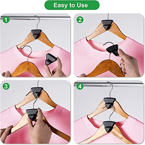 AZUIQiMeng 18Pcs Space Saving Hanger Hooks,Clothes Hanger Connector Hooks,AS SEEN ON TV,Create Up to 5X Closet Space.