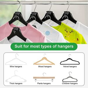 AZUIQiMeng 18Pcs Space Saving Hanger Hooks,Clothes Hanger Connector Hooks,AS SEEN ON TV,Create Up to 5X Closet Space.