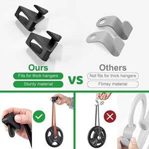 AZUIQiMeng 18Pcs Space Saving Hanger Hooks,Clothes Hanger Connector Hooks,AS SEEN ON TV,Create Up to 5X Closet Space.