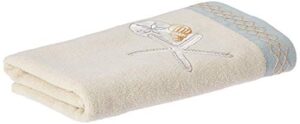 avanti linens - hand towel, soft & absorbent cotton towel, beach inspired bathroom accessories (seaglass collection)