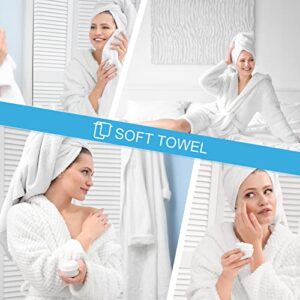 Sublimation Towels Polyester Blank White Microfiber Dish Towels Thick Drying Towel Hand Towel for Bathroom and Dish Towel for Kitchen, 32x12 Inch (10 Pieces)