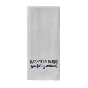 SKL Home Wash Hand Towel (2-Pack), White 2 Count