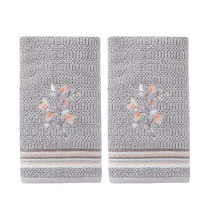 skl home by saturday knight ltd. greenhouse leaves hand towel (2-pack)