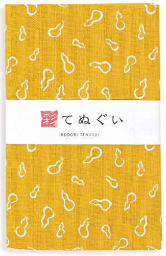 KOMESICHI irodori Japanese Traditional Towel Tenugui Japan Pattern B with Fray Prevention Processing Set of 3 with Tenugui Iroha (English Manual)