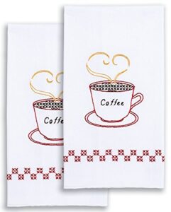 coffee time decorative hand towels