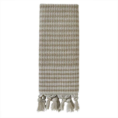 SKL Home Longborough 100% Turkish Cotton Hand Towel Set, 16x26, Tan