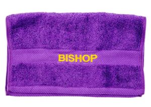 mercy robes preaching hand towel bishop (purple/gold) (purple/gold)