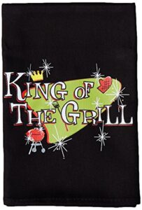 lillian rose (wg505 king of the grill men's hand towel, green