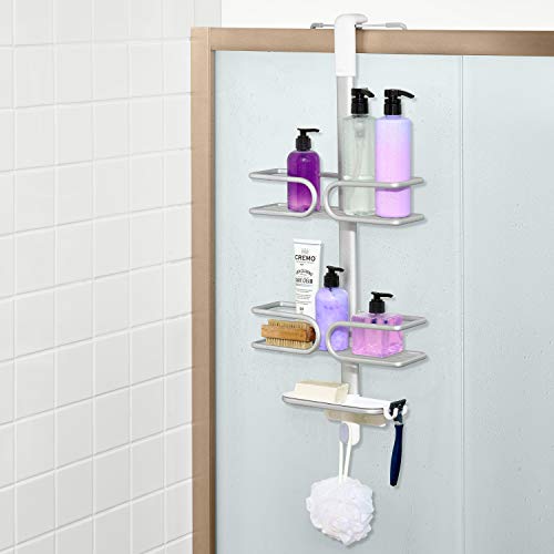 OXO Good Grips Over The Door Aluminum Shower Caddy