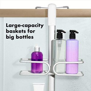 OXO Good Grips Over The Door Aluminum Shower Caddy