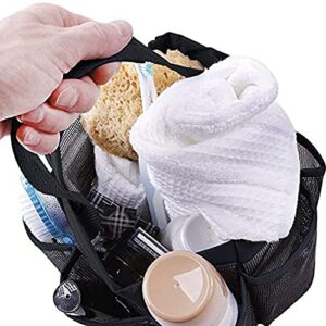 didcant mesh shower caddy with durable handles portable shower tote bag basket organizer for beach travel camping, hanging bath caddies toiletry for bathroom college dorm