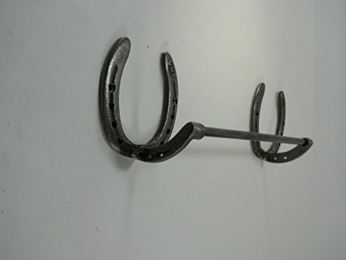 Horseshoe Bath Accessory Set in Natural Iron w/Token