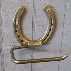 Horseshoe Bath Accessory Set in Natural Iron w/Token