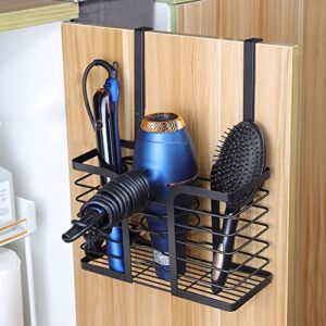 yigii hair dryer holder - hair tool organizer 3-in-1 blow dryer holder adjustable height, bathroom organizer wall mounted/cabinet door for hair dryers, flat irons, curling irons, hair straighteners