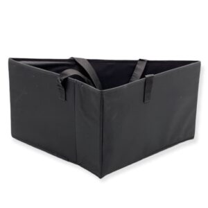 roomforlife - hanger storage container - holds standard size hanger plus additional mesh pockets - color black