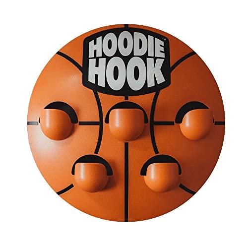 Hoodie Hook – Organize Multiple Hoodies, Coats, Bookbags, Heavy Duty, Easy to Install - Over The Door Hook and Wall Mounted Hook - Kid Friendly