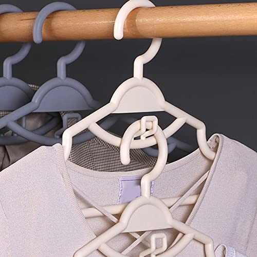 10pcs Clothes Hangers with Clips Plastic Space Saving Non-Slip Skirt Organizer Rotating Swivel Hook Pants Rack Trousers Skirts Clip Hangers for Pants Heavy Duty