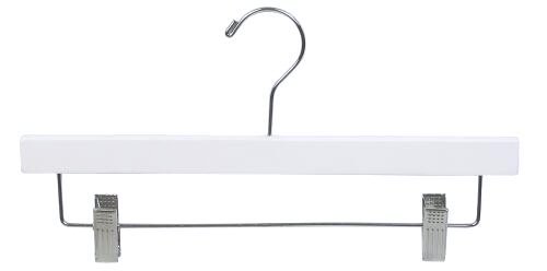 Only Hangers White Wooden Pant/Skirt Hanger (Pack of 25)