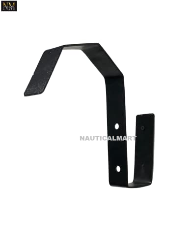 Side View Helmet Wall Black Display Rack