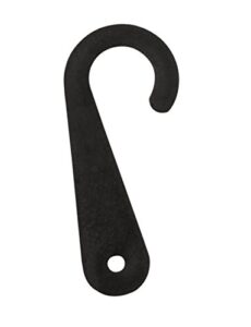 sswbasics black plastic sock hanger hook - case of 1,000