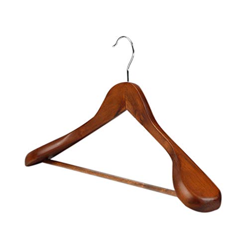 Coat Wide Hangers Solid High-Grade Wooden Hanger Suit - Shoulder Wood Housekeeping & Organizers Clothes Storage Boxes (G, One Size)