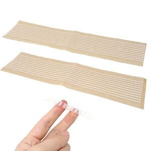 honbay 100pcs non-slip rubber hanger grips self adhesive clothes hanger strips for men women closet accessories (3.4")