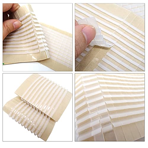 Honbay 100PCS Non-Slip Rubber Hanger Grips Self Adhesive Clothes Hanger Strips for Men Women Closet Accessories (3.4")