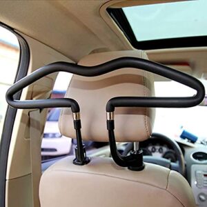jiecikou car seat coat rack hanger back seat headrest car suit hanger for coat suit jacket car accessories black