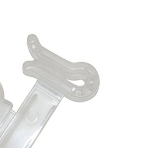NAHANCO JLP15620 Plastic Sandal Hangers - 3 7/8" Natural - 20 Count, (Pack of 20)