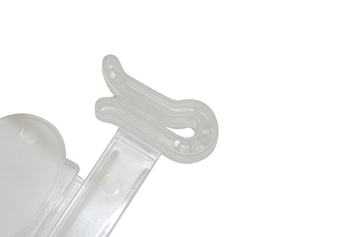 NAHANCO JLP15620 Plastic Sandal Hangers - 3 7/8" Natural - 20 Count, (Pack of 20)