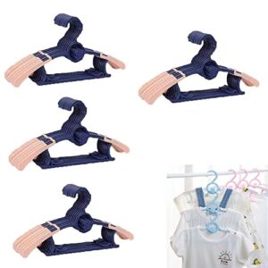 baby hangers for nursery closet,20pcs retractable adjustable and non-slip for toddler kids child closet hangers