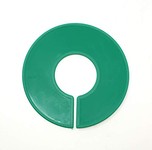 JSP Manufacturing Green Round Plastic Blank Rack Size Dividers - Multi-Pack (200)