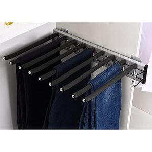 pull out clothes hanger trousers rack pants rack stand extending rail wardrobe storage organiser tie scarf rack for closet wardrobe