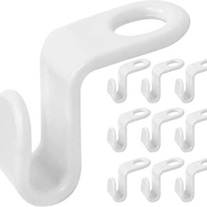 Clothes Hanger Connector Hooks Hangers Space Saving for Wardrobes White Pack of 20