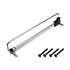 pufguy 11.9" iron pull out closet rod retractable pants rack sliding wardrobe valet rod for handing clothes towel scarf-1pcs