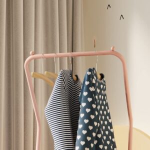 YASEZ Home Rack for Clothes Creative Bedroom Clothes Rack Corner Floor Hanger Capacity Storage Basket (Color : Black, Size : As Shown)