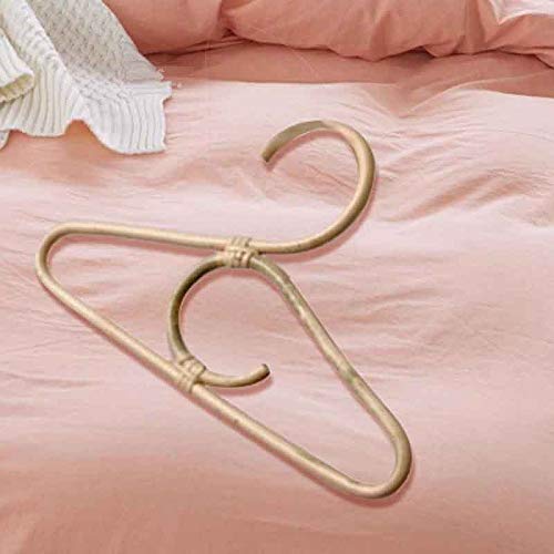 MXIAOXIA Rattan Clothes Hanger Style Kids Garments Organizer Rack Children Hanger Kids Room Decoration Hanger for Clothes