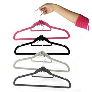 WOIWO 10Pcs Cascading Hanger Hooks Connector for Stack Clothes,Space-Saving Attachment Huggable Style Hangers