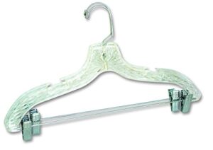 merrick crystal suit hanger with clips (2 pack)