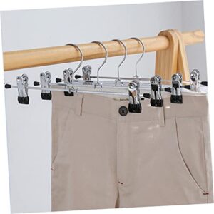 Holibanna 30pcs Boot Hanging Hold Clip Clothes Hangers Clip Hanger Stainless Steel Hangers Trouser Hangers Retractable Clothes Rack Simple Hanger Practical Hanger Clip Hanger Jeans