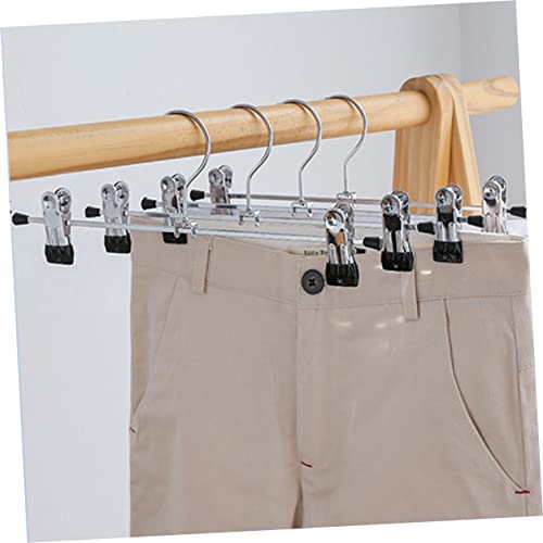 Holibanna 30pcs Boot Hanging Hold Clip Clothes Hangers Clip Hanger Stainless Steel Hangers Trouser Hangers Retractable Clothes Rack Simple Hanger Practical Hanger Clip Hanger Jeans