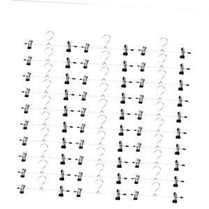 Holibanna 30pcs Boot Hanging Hold Clip Clothes Hangers Clip Hanger Stainless Steel Hangers Trouser Hangers Retractable Clothes Rack Simple Hanger Practical Hanger Clip Hanger Jeans