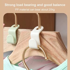 RIIPOO Clothes Hanger Connector Hooks 50PCS, Closet Hangers Hooks Space Saving for Hanging Clothes