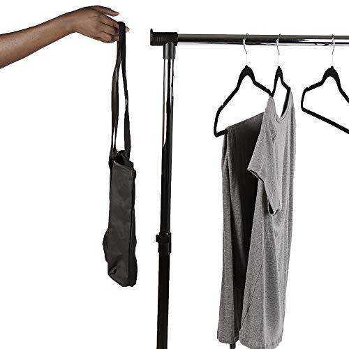 Mind Reader OGGARM-SIL Garment Rack, Black