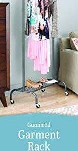 Whitmor Garment Rack, Gunmetal Grey