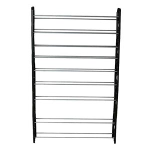 6819 - shoe rack for 50 pair wall bench shelf adjustable holder storage box stand - mn27
