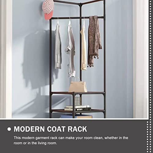 LIFKOME Heavy Duty Hangers Garment Rack Hanging Coat Rack Handbags Clothes Rack Clothes Stand for Corner Scarf Hanger