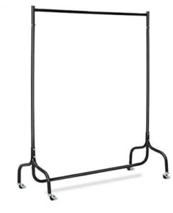 clothing rack garment rack with wheel, commercial clothing rack for hanging clothes rolling clothing rack 47'*58',200lbs