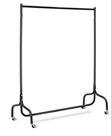 Clothing Rack Garment Rack with Wheel, Commercial Clothing Rack for Hanging Clothes Rolling Clothing Rack 47'*58',200lbs